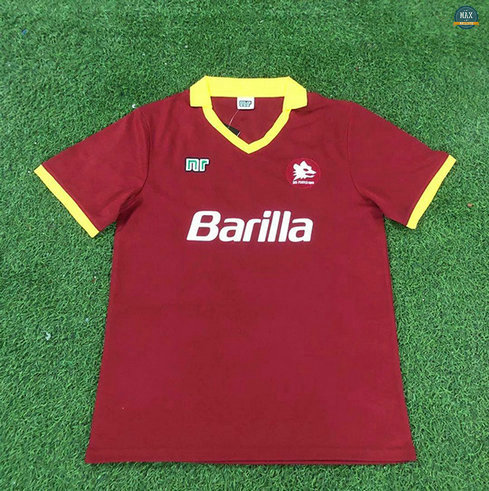 Max Maillot Retro 1989-90 AS Rome Domicile