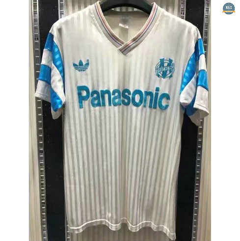 Max Maillot Retro Marseille Blanc