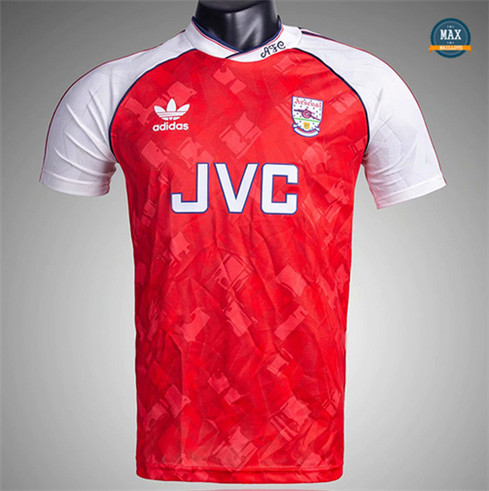 Max Maillots Retro 1990-92 Arsenal Domicile