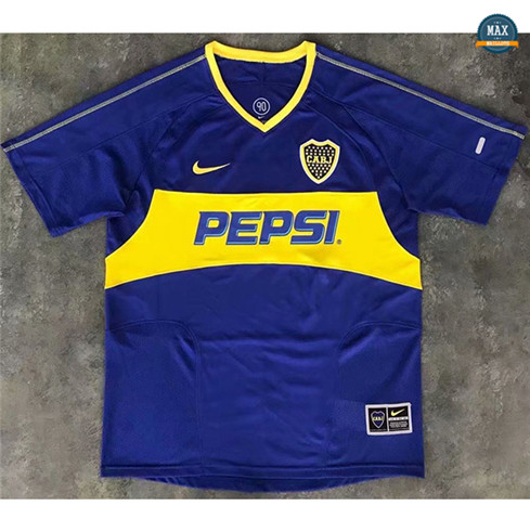 Max Maillots Retro 2003-04 Boca Juniors Domicile