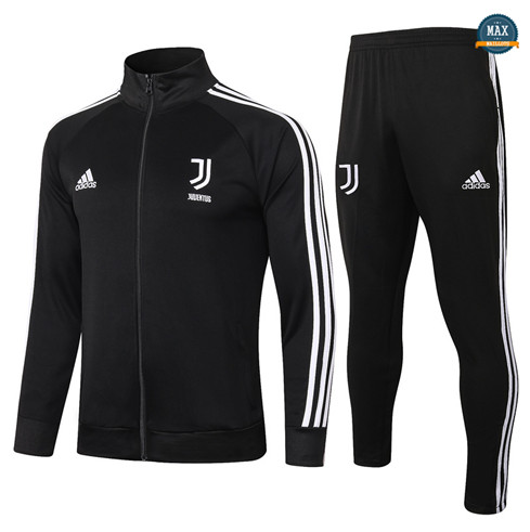 Max Veste Survetement Juventus 2020/21 Noir/Blanc