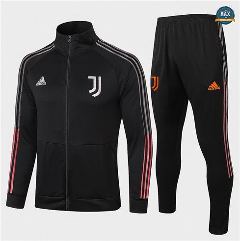 Max Veste Survetement Juventus 2020/21 Noir Col Haut