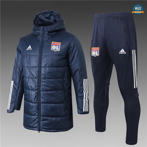 Max Doudoune longue Lyon 2020/21 Bleu Marine