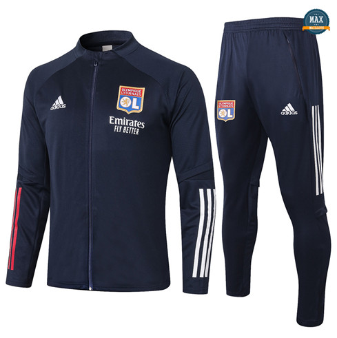 Max Veste Survetement Lyon 2020/21 Bleu Marine