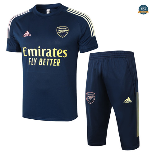 Max Maillots Arsenal + Pantalon 2020/21 Training 3/4 Bleu Marine