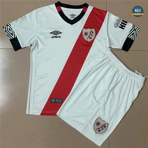 Max Maillots Rayo Vallecano Enfant Domicile 2020/21