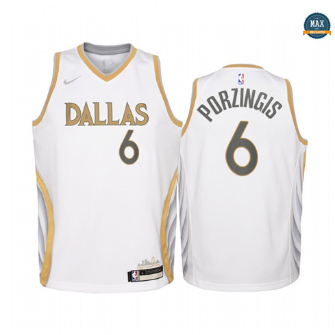 Max Maillots Kristaps Porzingis, Mavericks Dallas 2020/21 - City Edition