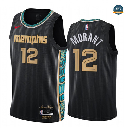 Max Maillots Ja Morant, Memphis Grizzlies 2020/21 - City Edition