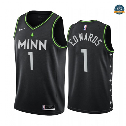 Max Maillot Anthony Edwards, Minnesota Timberwolves 2020/21 - City Edition