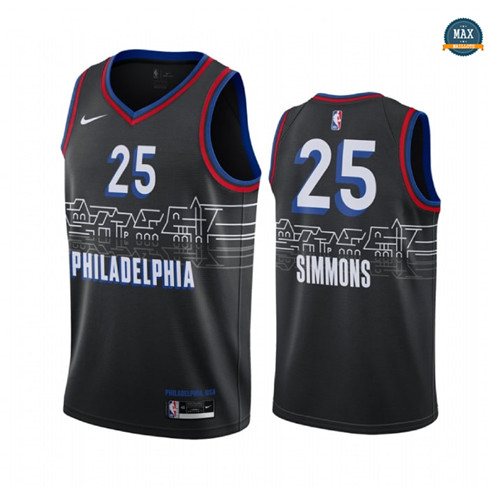 Max Maillot Ben Simmons, Philadelphia 76ers 2020/21 - City Edition