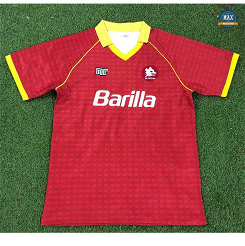 Max Maillot Retro 1990-91 AS Roma Domicile