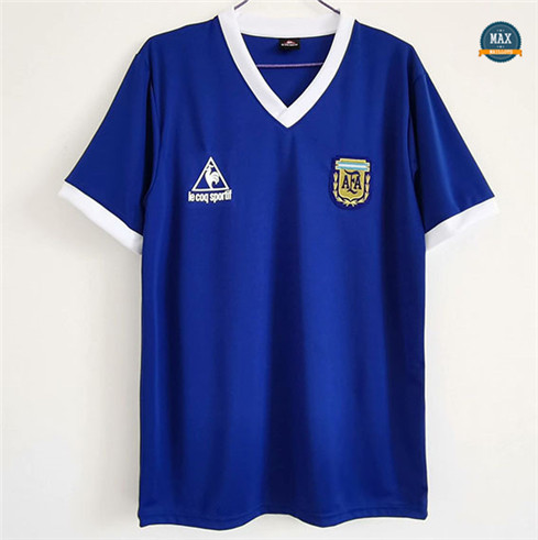 Max Maillots Retro 1986 Argentine Exterieur