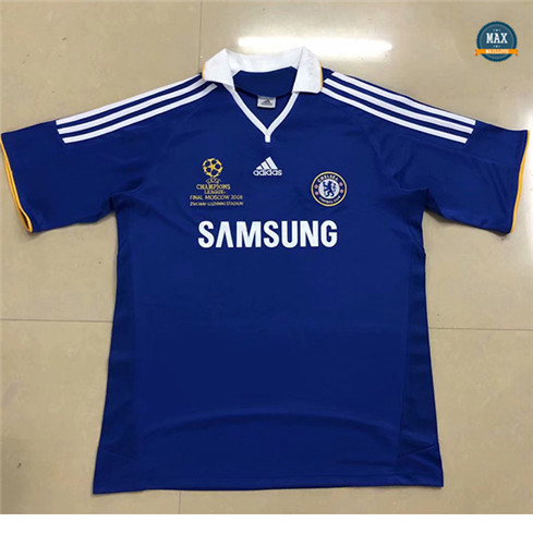 Max Maillots Retro 2007-08 Chelsea Domicile champions League