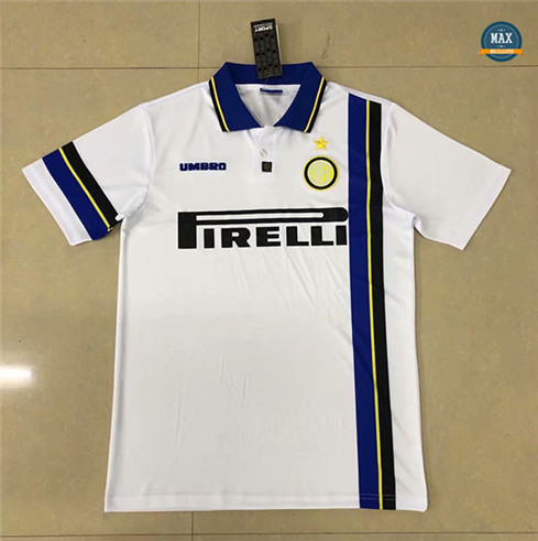 Max Maillots Retro 1997-98 Inter Milan Exterieur