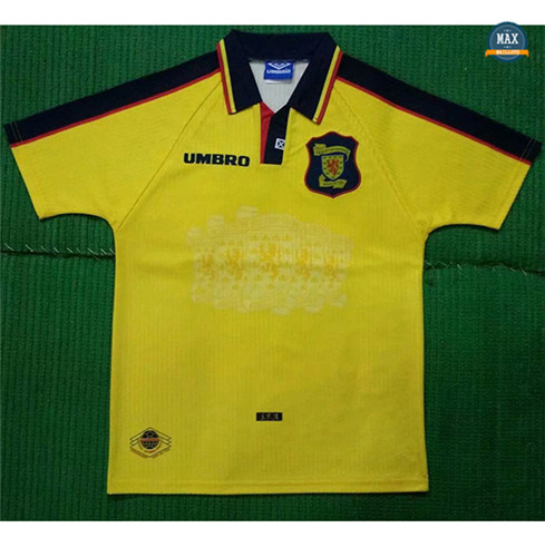 Max Maillots Retro 1996-98 Écosse Jaune