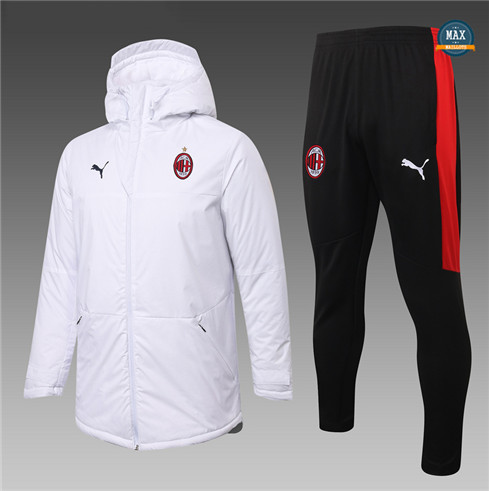 Max Doudoune longue AC Milan 2020/21 Blanc