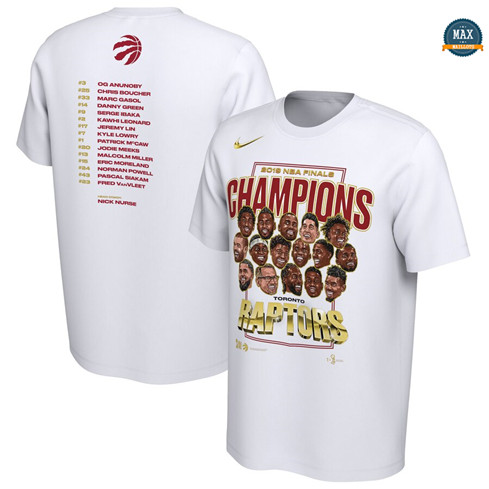 Max Maillots Camiseta Toronto Raptors - 2019 NBA Champions