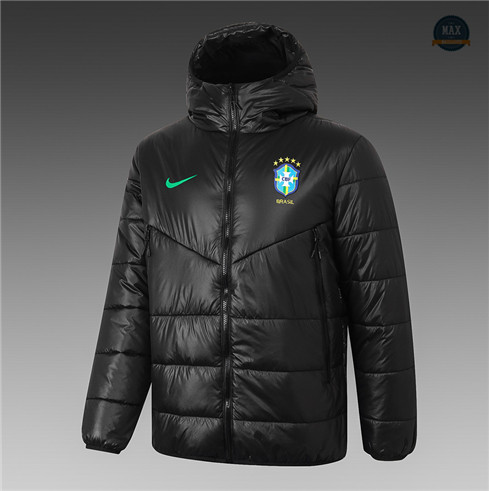 Max Veste Doudoune Brésil 2020/21 Noir fiable