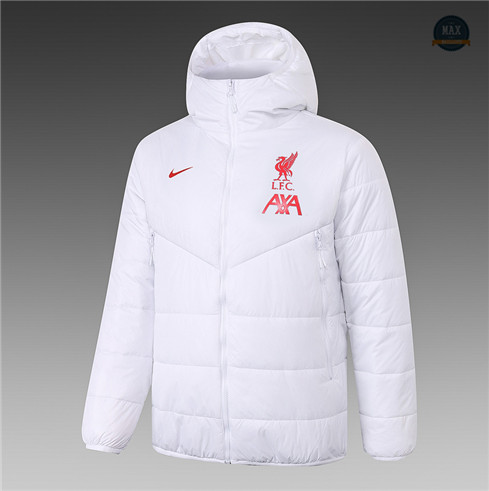 Max Veste Doudoune Liverpool 2020/21 Blanc