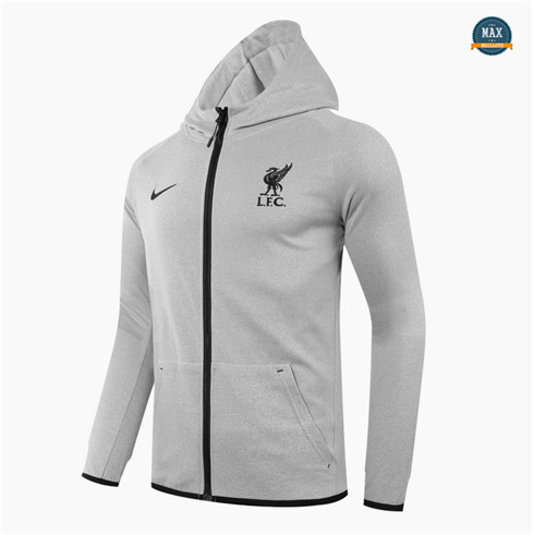 Max Veste à Capuche Liverpool 2020/21 Gris