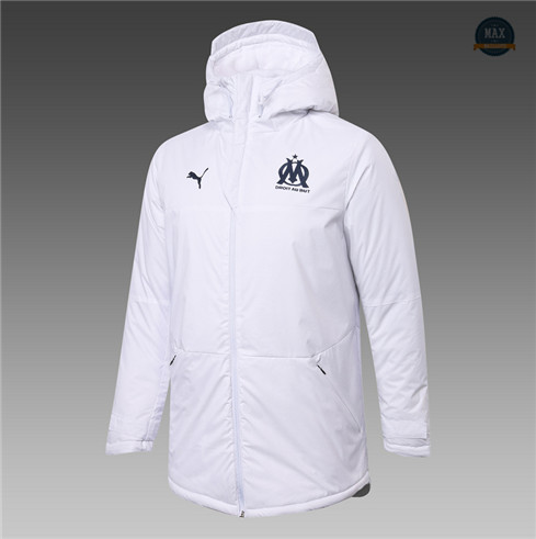 Max Veste Doudoune Marseille 2020/21 Blanc