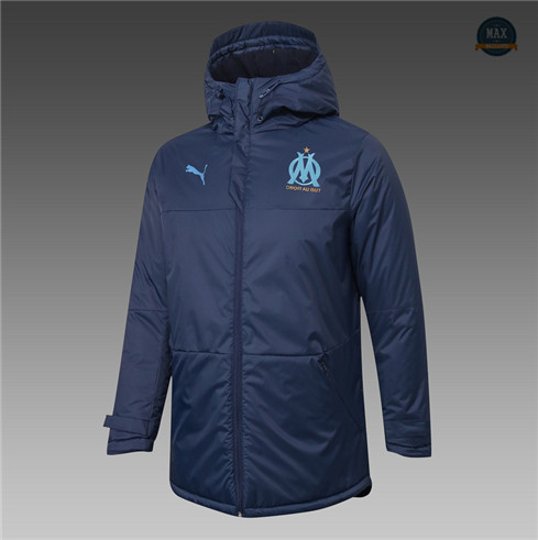 Max Veste Doudoune Marseille 2020/21 Bleu Marine