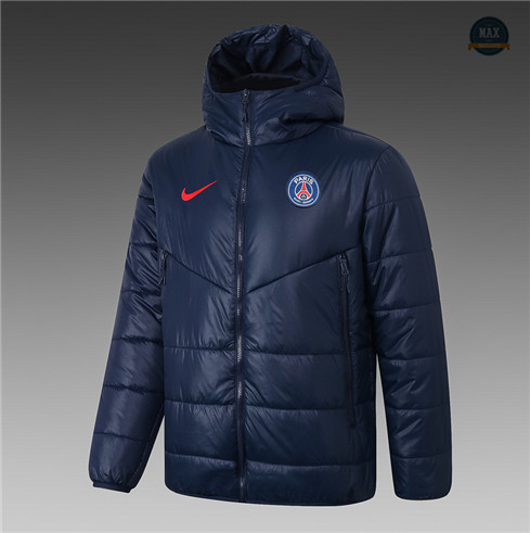 Max Veste Doudoune PSG 2020/21 Bleu Marine