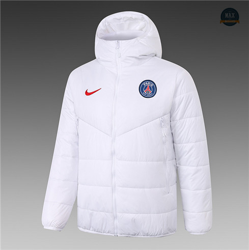 Max Veste Doudoune PSG 2020/21 Blanc fiable