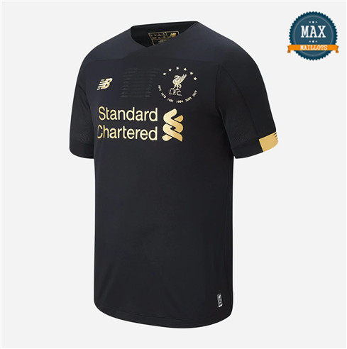 Maillot Liverpool Édition commémorative 6 étoiles 2019/20 Noir/or