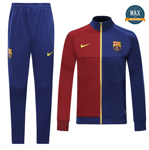 Veste Survetement Barcelone 2019/20 Bleu/Rouge