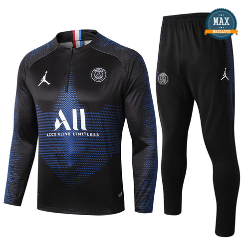 Survetement Paris Saint Germain 2019/20 Noir sweat zippé