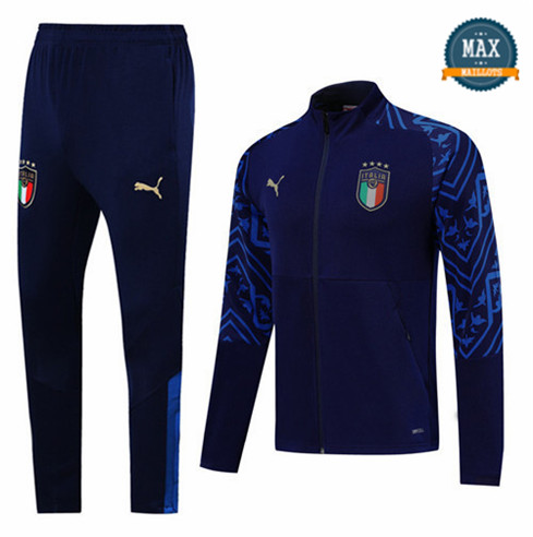 Veste Survetement Italie 2019/20 Bleu Marine