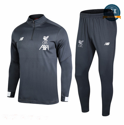 Survetement Liverpool 2019/20 Gris/Noir