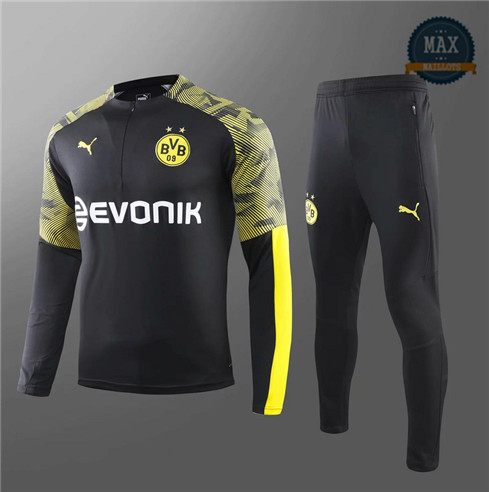 Survetement Enfant Borussia Dortmund 2019/20 Noir/Jaune