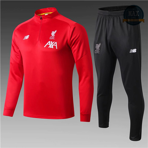 Survetement Enfant Liverpool 2019/20 Rouge/Noir