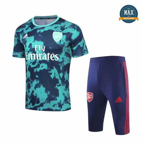 Maillot + Pantalon Arsenal 2019/20 Training Bleu Col Rond