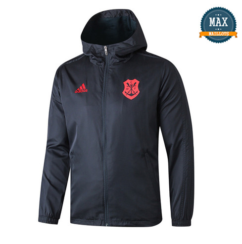 Veste Coupe vent à Capuche Flamengo 2019/20 Bleu Marine/Noir
