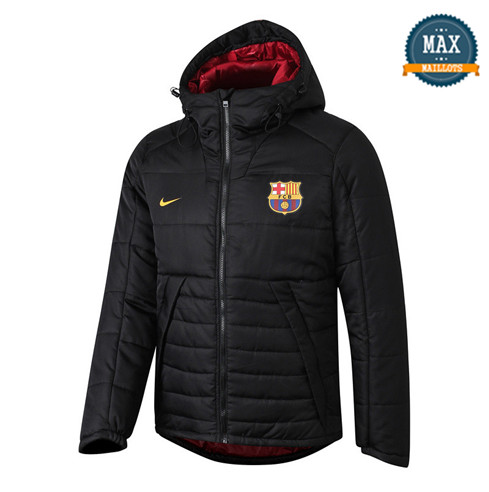 Veste Doudoune à Capuche Barcelone 2019/20 Noir