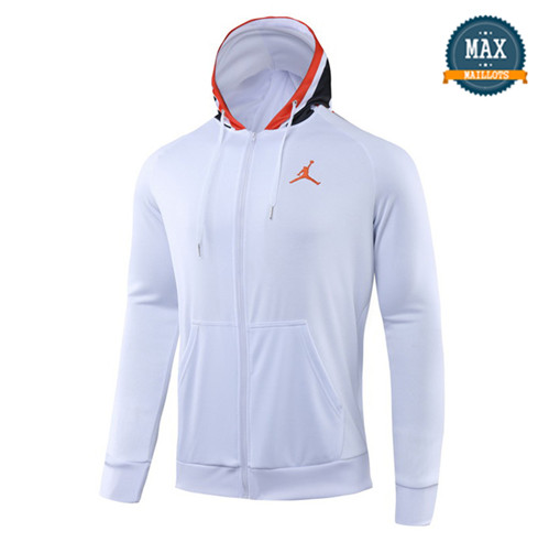 Veste à Capuche Paris Saint Germain 2019/20 Blanc/Noir