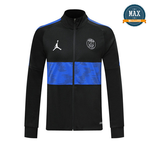 Veste Paris Saint Germain 2019/20 Noir/Bleu bande