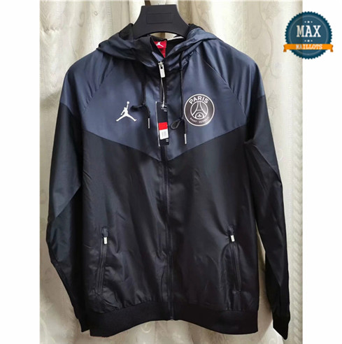 Coupe vent à Capuche Paris Saint Germain 2019/20 Gris/Noir