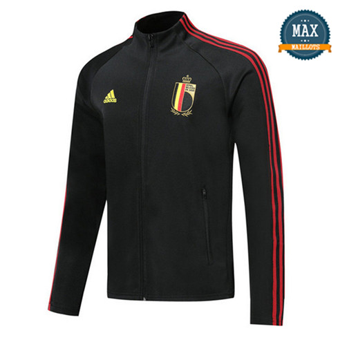 Veste Belgique 2019/20 Noir/Rouge bande