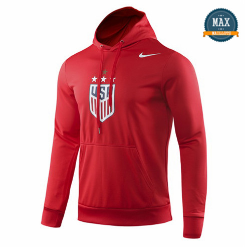 Sweat à Capuche Etats-Unis 2019/20 Rouge