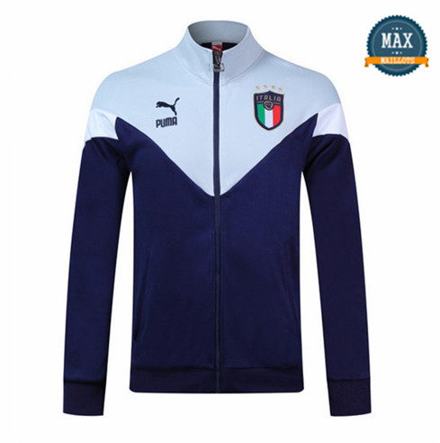 Veste Italie 2019/20 Bleu Marine/Blanc