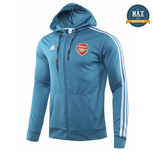 Veste à Capuche Arsenal 2019/20 Bleu Clair