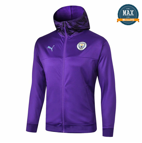 Veste à Capuche Manchester City 2019/20 Violet