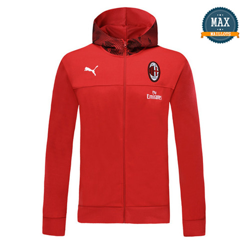 Veste à Capuche AC Milan 2019/20 Rouge