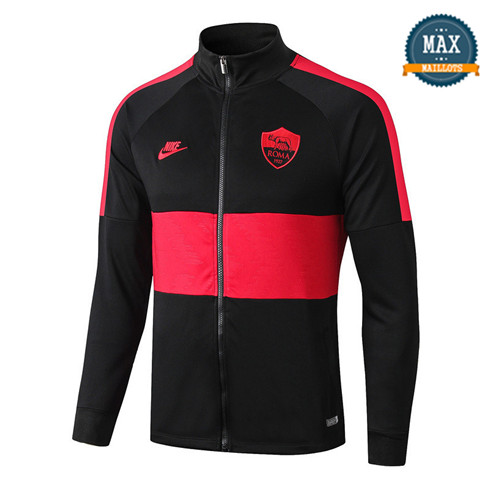 Veste AS Roma 2019/20 Noir/Rouge bande