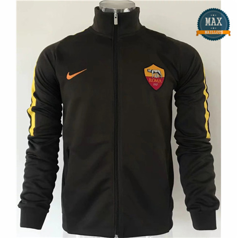 Veste AS Roma 2019/20 Noir/Jaune bande
