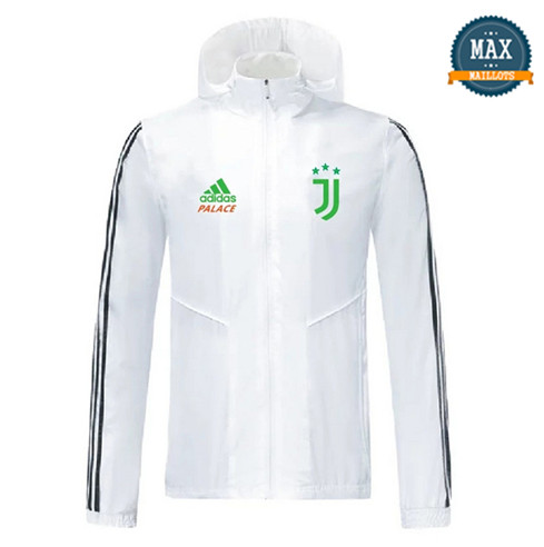 Veste Coupe vent à Capuche Juventus 2019/20 Blanc Édition spéciale